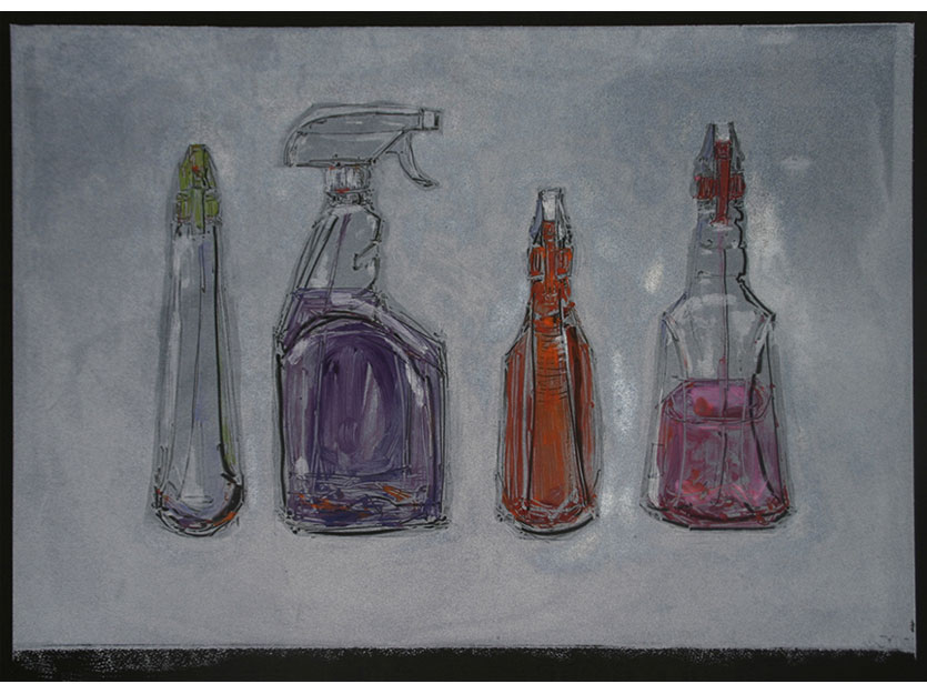 Cleaning Supplies - spray bottle group